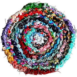Colorful Handmade Rag Rug Trivet Crocheted by Seller
Shabby Chic / Farmhouse